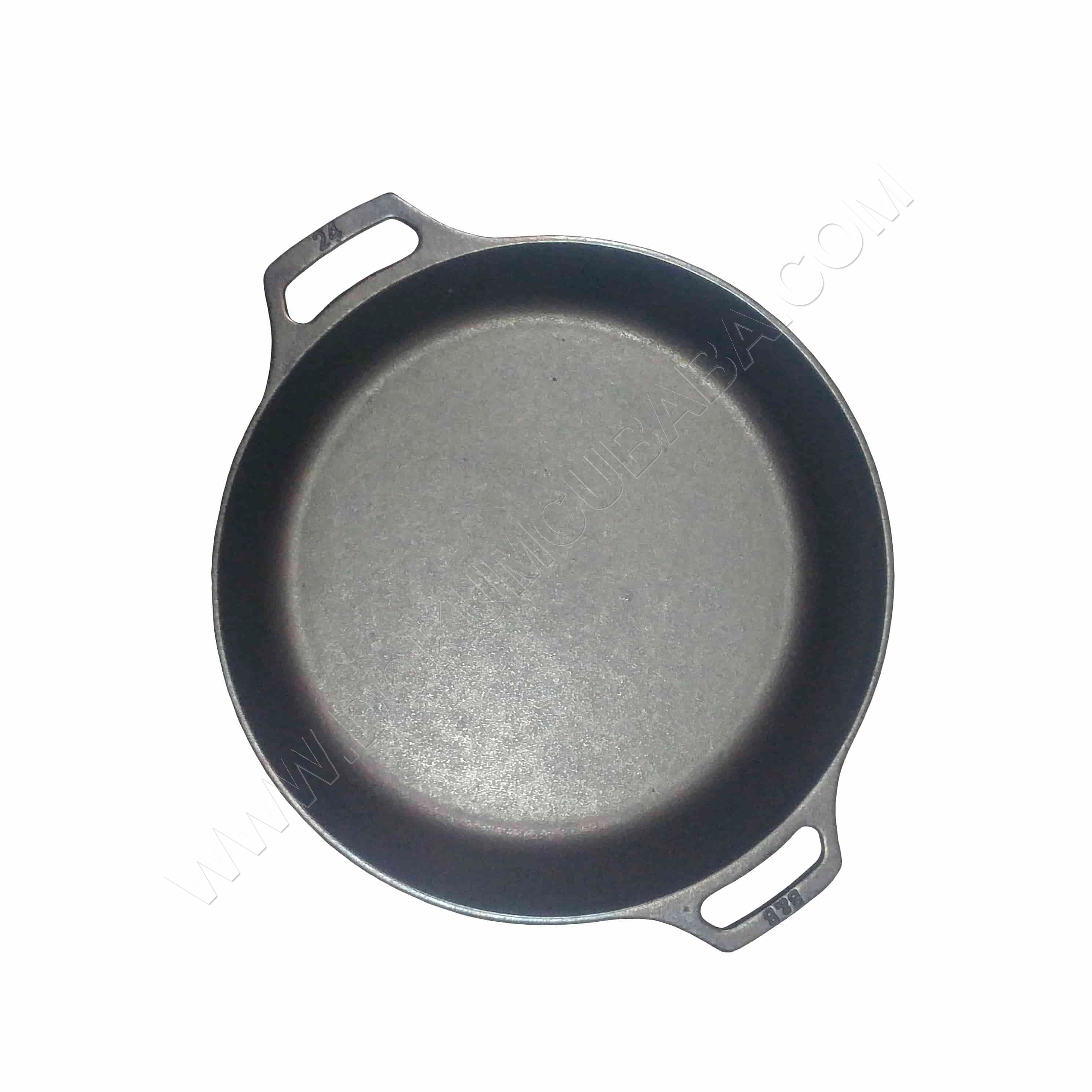 Kaplamasız döküm sahan 24cm-KUSURLU(AÇIKLAMAYI OKUYUNUZ)