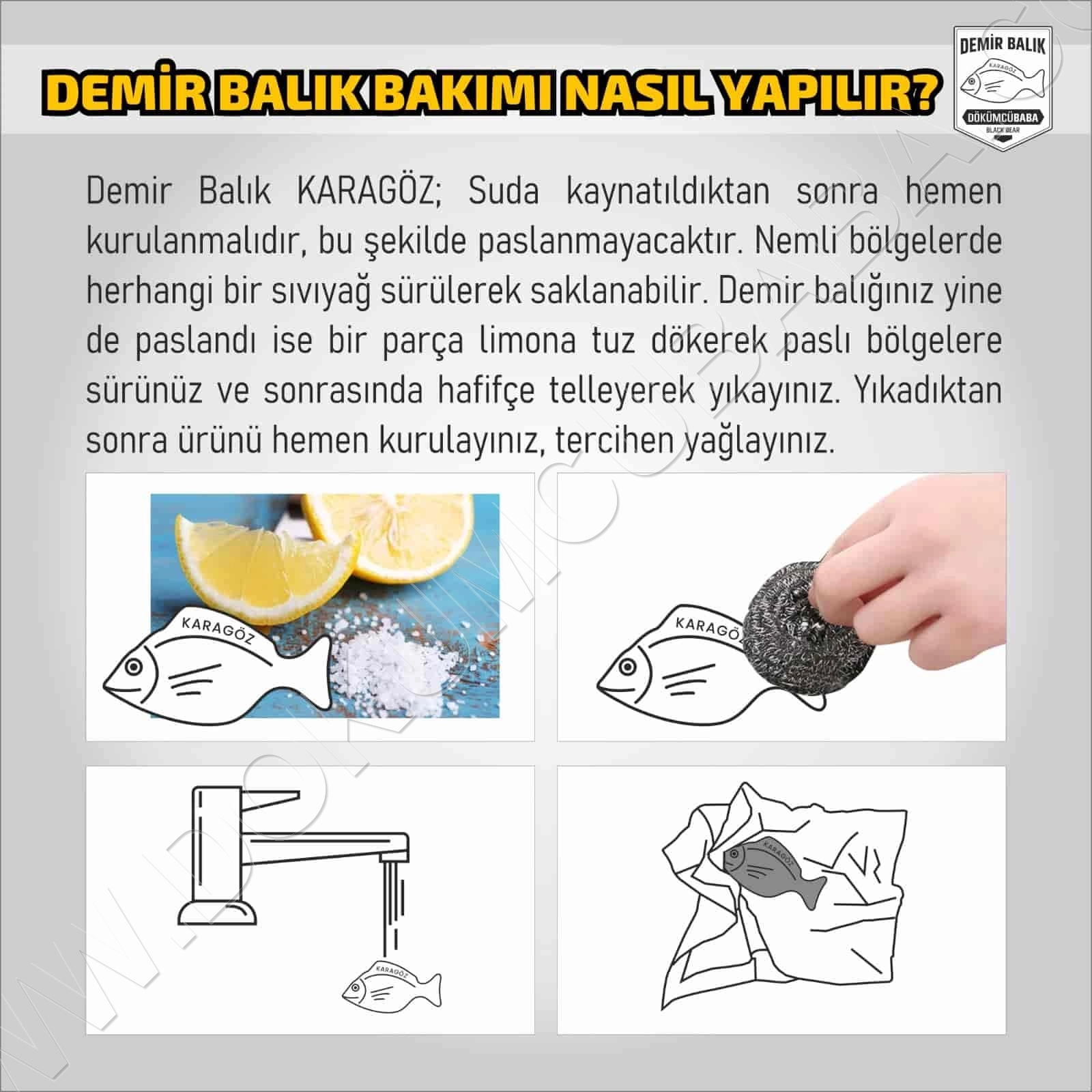 Demir Balık Tablet -1 ADET (KUSURLU)