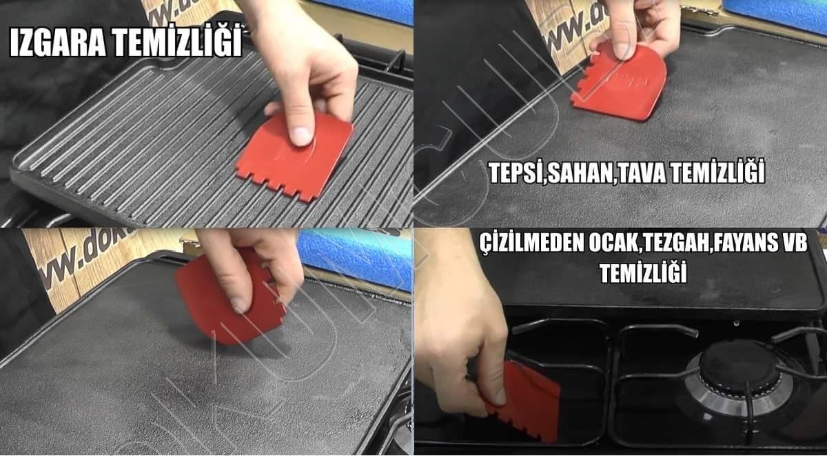 Kaplamasız döküm pizza taşı ve tepsi çift kullanım 43x30cm(ÖNSİPARİŞTİR,ÜRÜN AÇIKLAMASINI OKUYUNUZ)