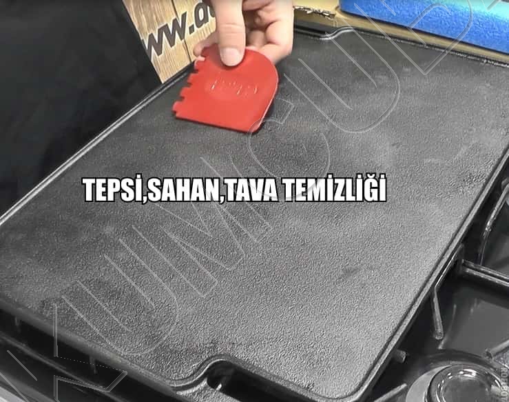 Döküm Izgara Temizleyici ve Hamur Kesici Polikarbon Spatula,